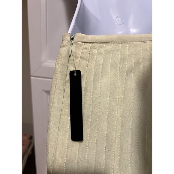 Mac & Jac A Line Pleated Hem Knee Length Skirt Size 6 - Picture 4 of 6